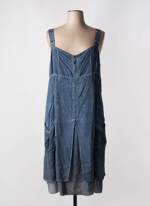 Robe mi-longue bleu LAUREN VIDAL pour femme