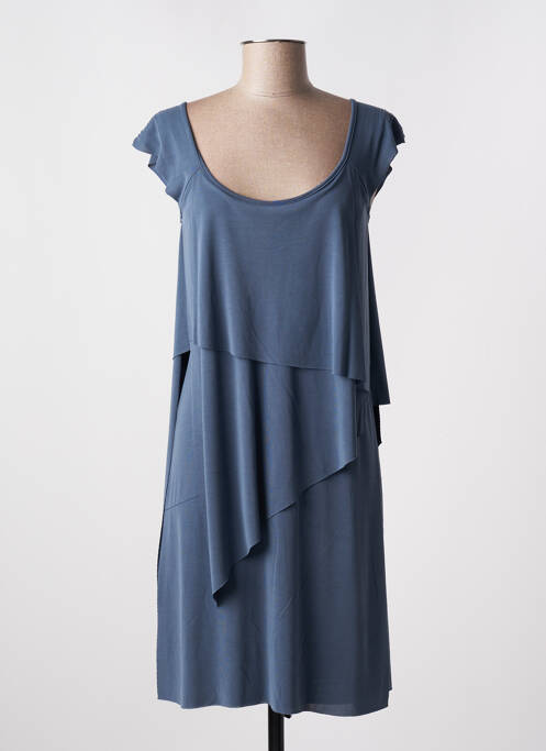 Robe mi-longue bleu SEE THE MOON pour femme