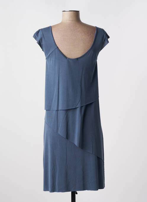 Robe mi-longue bleu SEE THE MOON pour femme