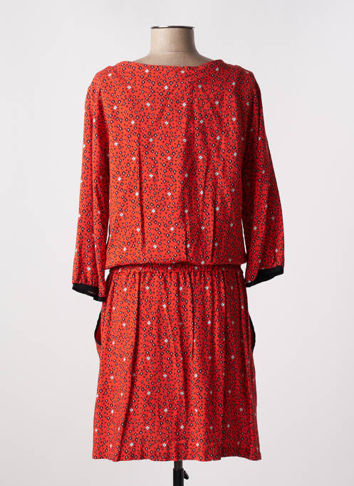 Robe mi-longue orange VOODOO pour femme