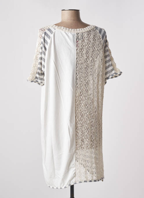 Tunique manches courtes beige LOLITAS & LOLOS pour femme