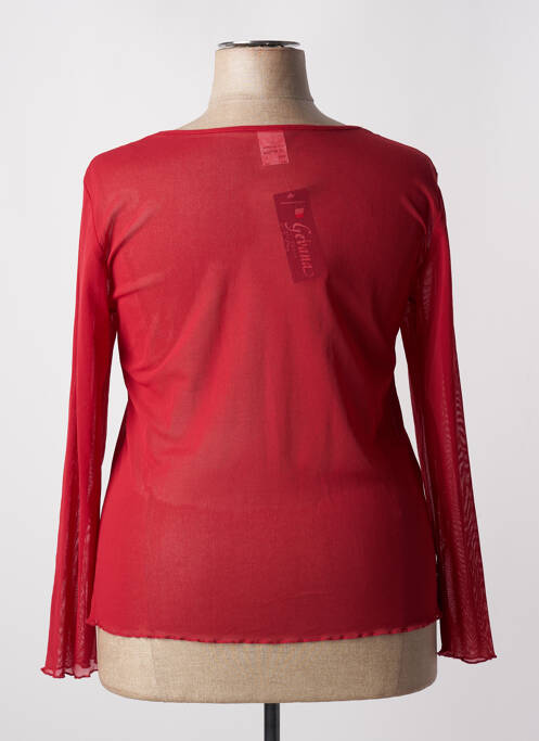 Top rouge GEVANA pour femme