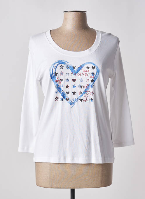 T-shirt blanc BETTY BARCLAY pour femme