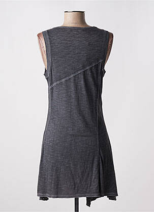 Robe courte sans manche sans manche gris FRONT DE MER femme