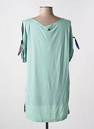 T-shirt coupe cintrée manches courtes bleu LE PETIT BAIGNEUR femme
