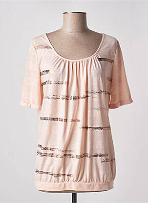 T-shirt sérigraphie manches courtes rose BETTY BARCLAY femme