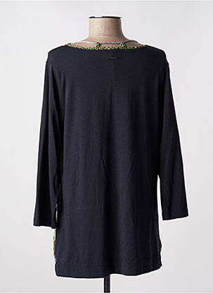Tunique manches longues col v bleu VOODOO femme
