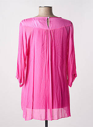Tunique manches longues légère et transparente rose LOLITAS & LOLOS femme