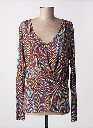 T-shirt manches longues manches longues marron VOODOO femme