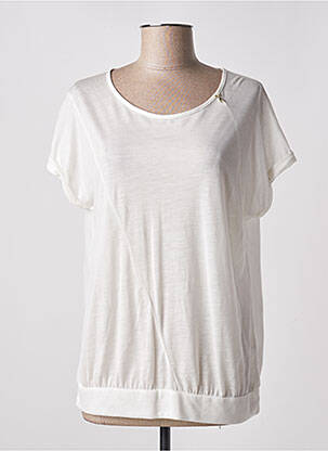 T-shirt stretch manches courtes blanc VOODOO femme