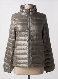 Doudoune poches sans capuche vert B.YOUNG femme
