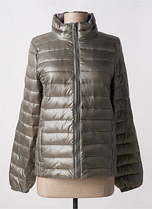 Doudoune poches sans capuche vert B.YOUNG femme