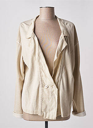 Blazer coupe cintrée beige DEHA femme