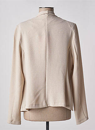 Veste casual coupe cintrée beige LA FEE MARABOUTEE femme