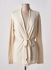 Gilet manches longues beige I.CODE (By IKKS) pour femme seconde vue