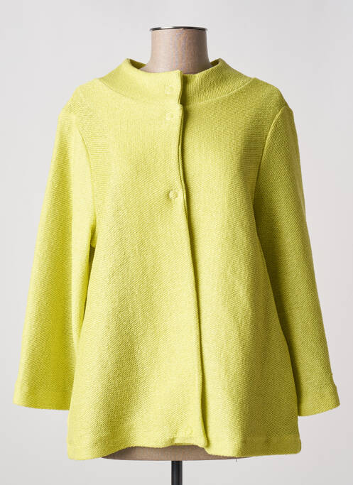 Manteau court vert LA FEE MARABOUTEE pour femme