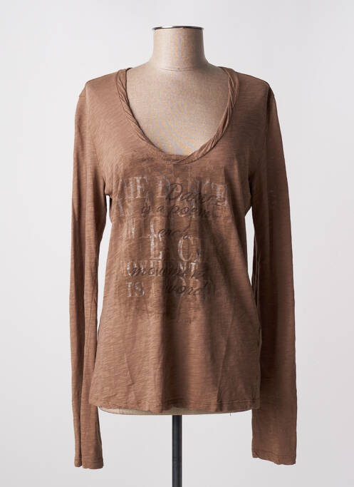 T-shirt marron DEHA pour femme