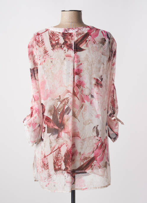 Tunique manches longues rose GELCO pour femme