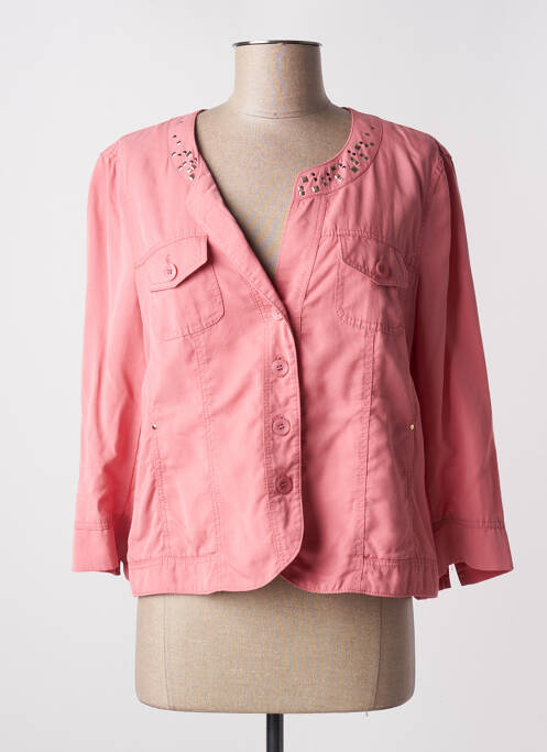 Veste casual rose GELCO pour femme