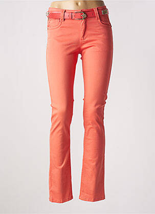 Pantalon slim stretch taille normale orange ONADO femme