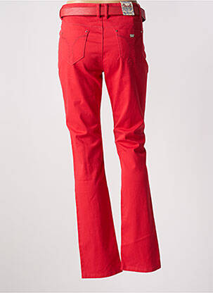 Pantalon slim stretch taille normale rouge ONADO femme