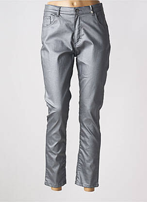 Pantalon slim stretch taille normale gris IMPAQT femme