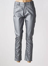 Pantalon slim stretch taille normale gris IMPAQT femme