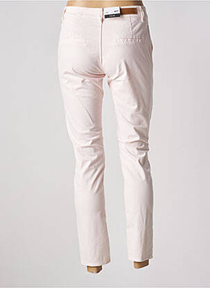 Pantalon slim stretch taille normale rose F.A.M. femme