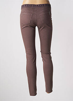 Jegging stretch taille normale marron DEHA femme