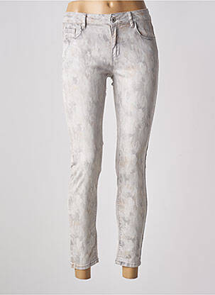 Pantalon slim stretch taille normale gris ZAC & ZOE femme