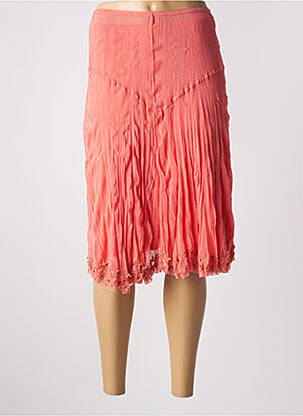 Jupe mi-longue taille normale rose DECA femme
