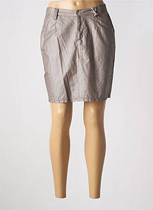 Jupe mi-longue taille normale gris IMPAQT femme