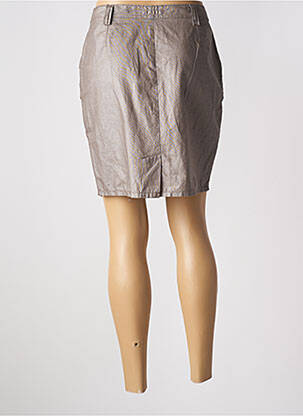 Jupe mi-longue taille normale gris IMPAQT femme