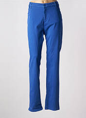 Pantalon droit bleu FRED SABATIER pour femme seconde vue