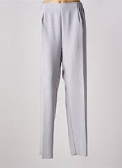 Pantalon droit gris GEVANA pour femme seconde vue