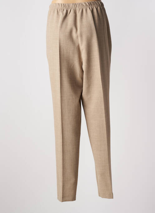 Pantalon droit beige ANNE KELLY pour femme