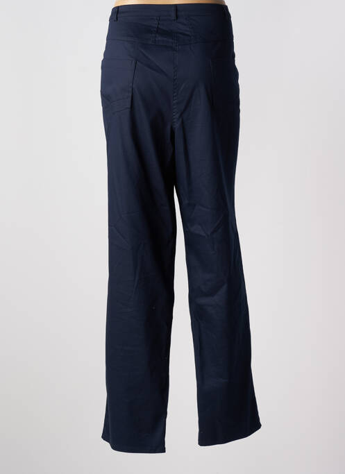 Pantalon droit bleu CHRISTIAN MARRY pour femme