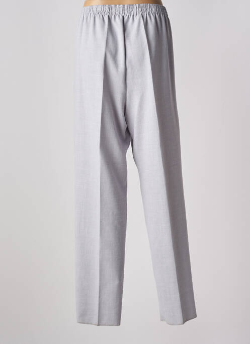 Pantalon droit gris GEVANA pour femme