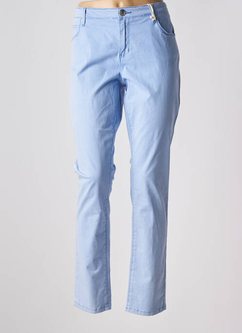 Pantalon slim bleu C'EST BEAU LA VIE pour femme