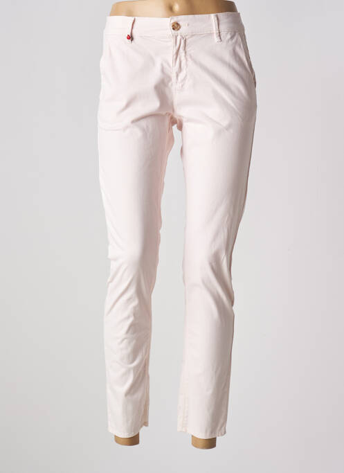 Pantalon slim rose F.A.M. pour femme