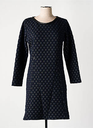 Robe courte manches longues manches longues bleu LO! LES FILLES femme