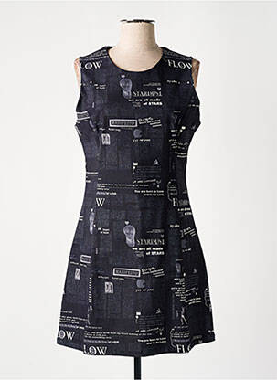 Robe courte sans manche sans manche noir DESIGUAL femme