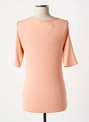 Top stretch manches courtes orange SALSA femme