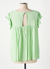 Blouse vert ICHI pour femme seconde vue