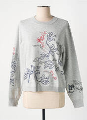 Sweat-shirt gris DESIGUAL pour femme seconde vue