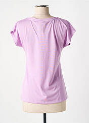 T-shirt violet KAFFE pour femme seconde vue