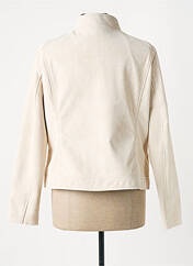 Veste simili cuir beige DESIGUAL pour femme seconde vue