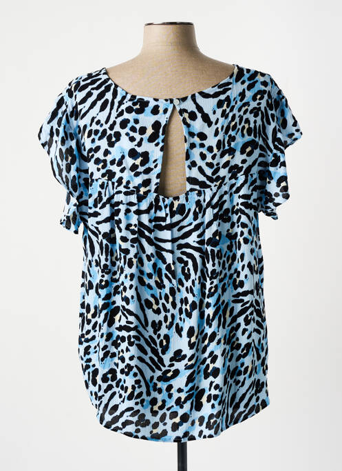 Blouse bleu ICHI pour femme