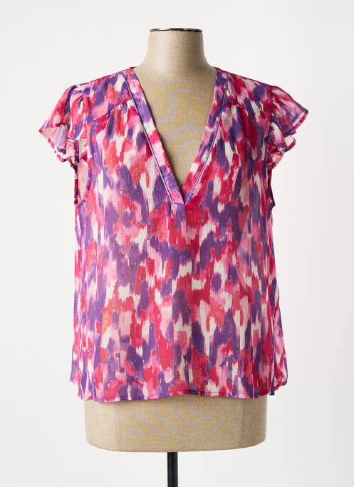 Blouse rose MORGAN pour femme