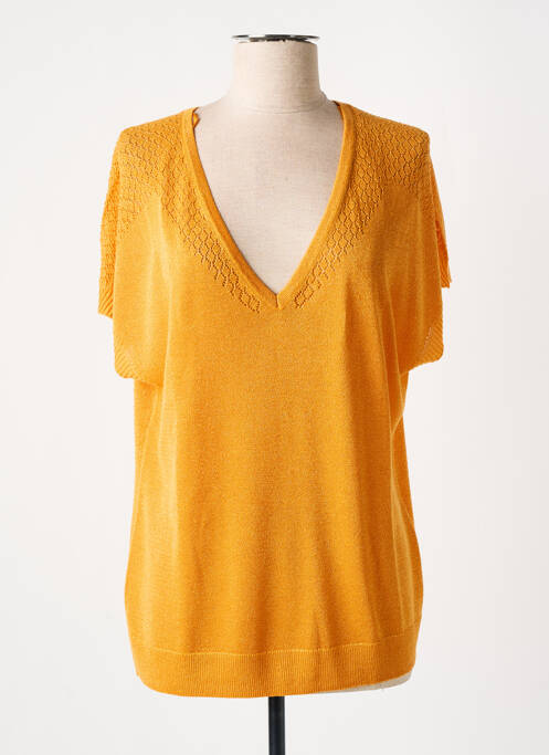 Pull jaune MORGAN pour femme